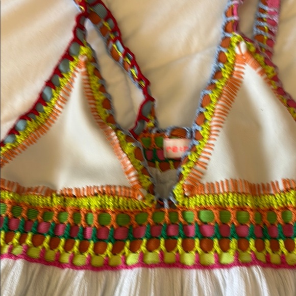 Re:named Boho Crocheted Colorful Sleeveless Women's Top size Small - Picture 5 of 13